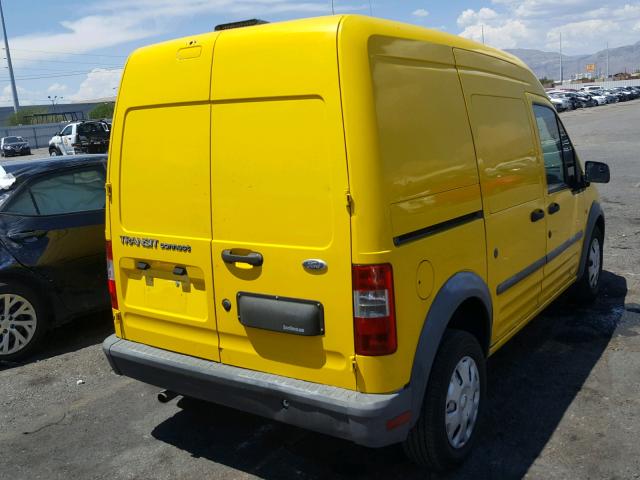 NM0LS7AN2AT018166 - 2010 FORD TRANSIT CO YELLOW photo 4