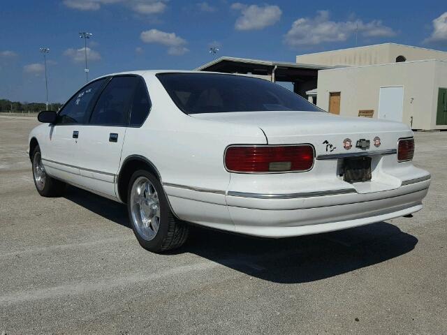 1G1BL52WXSR109443 - 1995 CHEVROLET CAPRICE CL WHITE photo 3