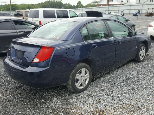1G8AJ55F97Z110301 - 2007 SATURN ION LEVEL BLUE photo 4