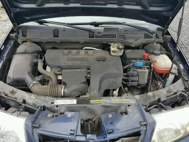 1G8AJ55F97Z110301 - 2007 SATURN ION LEVEL BLUE photo 7