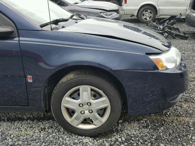 1G8AJ55F97Z110301 - 2007 SATURN ION LEVEL BLUE photo 9