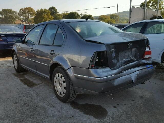 3VWRK69M24M025184 - 2004 VOLKSWAGEN JETTA GRAY photo 3