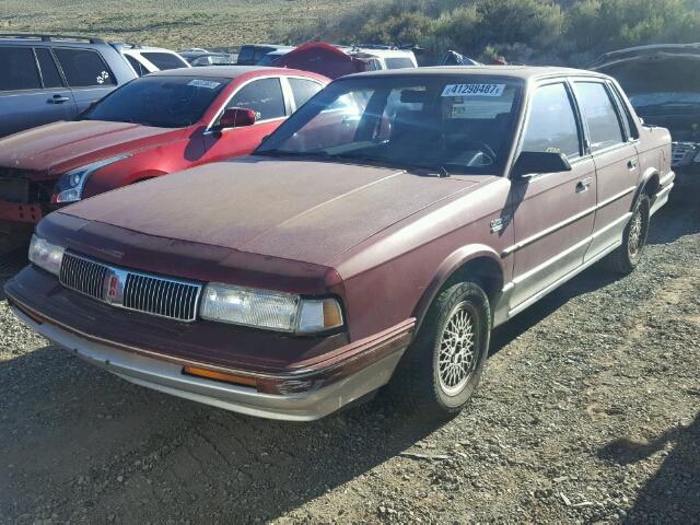 2G3AS5138J2324849 - 1988 OLDSMOBILE CUTLASS CI BURGUNDY photo 2