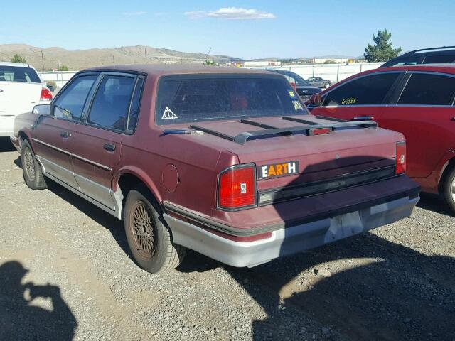 2G3AS5138J2324849 - 1988 OLDSMOBILE CUTLASS CI BURGUNDY photo 3