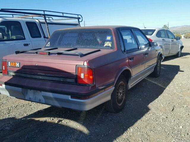 2G3AS5138J2324849 - 1988 OLDSMOBILE CUTLASS CI BURGUNDY photo 4