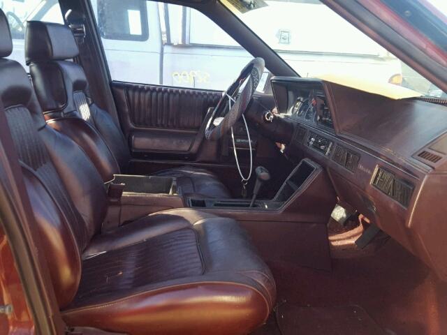 2G3AS5138J2324849 - 1988 OLDSMOBILE CUTLASS CI BURGUNDY photo 5