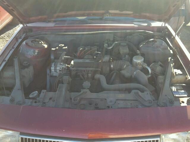 2G3AS5138J2324849 - 1988 OLDSMOBILE CUTLASS CI BURGUNDY photo 7