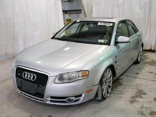 WAUDF78E56A287988 - 2006 AUDI A4 2.0T QU GRAY photo 2