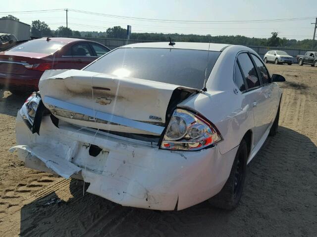 2G1WB57K391124914 - 2009 CHEVROLET IMPALA LS WHITE photo 4