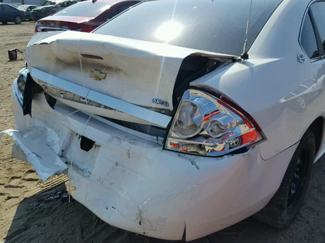 2G1WB57K391124914 - 2009 CHEVROLET IMPALA LS WHITE photo 9