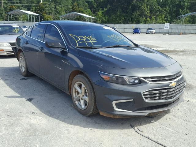 1G1ZB5ST8HF159789 - 2017 CHEVROLET MALIBU LS ნაცრისფერი ფოტო 1