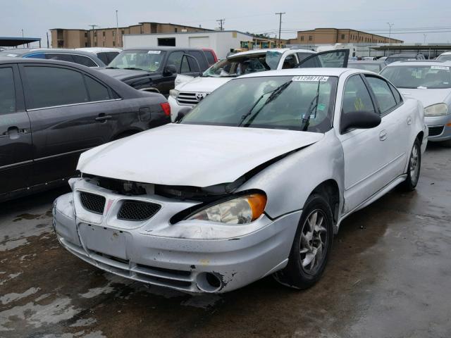 1G2NF52E94M570768 - 2004 PONTIAC GRAND AM S WHITE photo 2