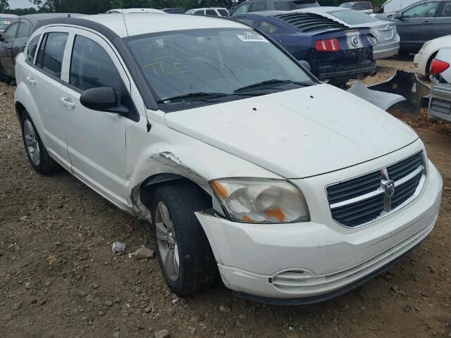 1B3CB4HA9AD538557 - 2010 DODGE CALIBER SX WHITE photo 1