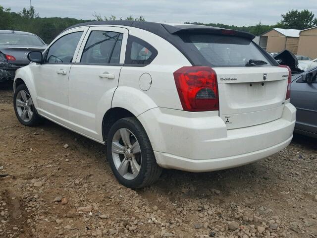 1B3CB4HA9AD538557 - 2010 DODGE CALIBER SX WHITE photo 3