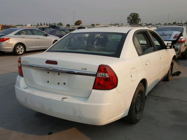 1G1ZS58F57F262748 - 2007 CHEVROLET MALIBU LS თეთრი ფოტო 4