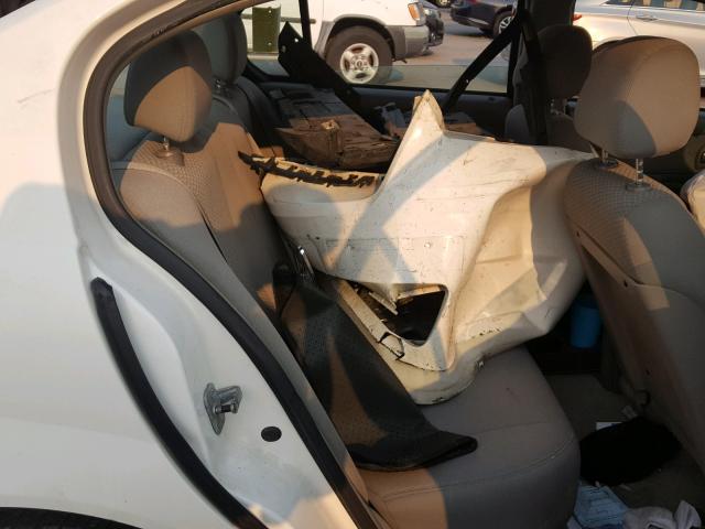 1G1ZS58F57F262748 - 2007 CHEVROLET MALIBU LS თეთრი ფოტო 6