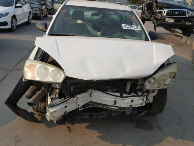 1G1ZS58F57F262748 - 2007 CHEVROLET MALIBU LS თეთრი ფოტო 7