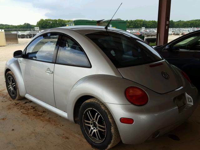 3VWCP21CX1M459643 - 2001 VOLKSWAGEN NEW BEETLE SILVER photo 3