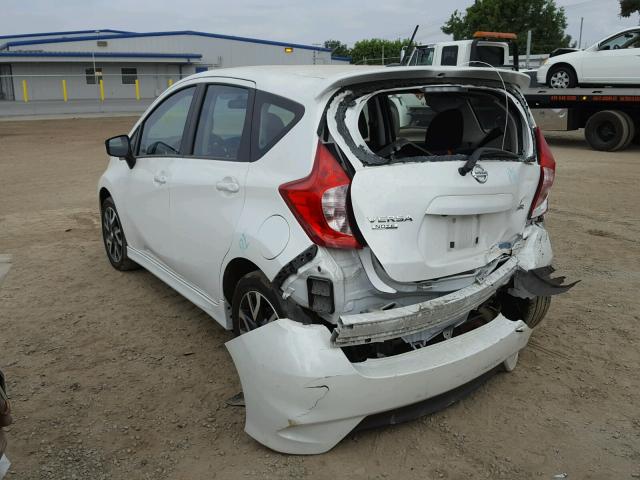 3N1CE2CP9FL432684 - 2015 NISSAN VERSA NOTE WHITE photo 3