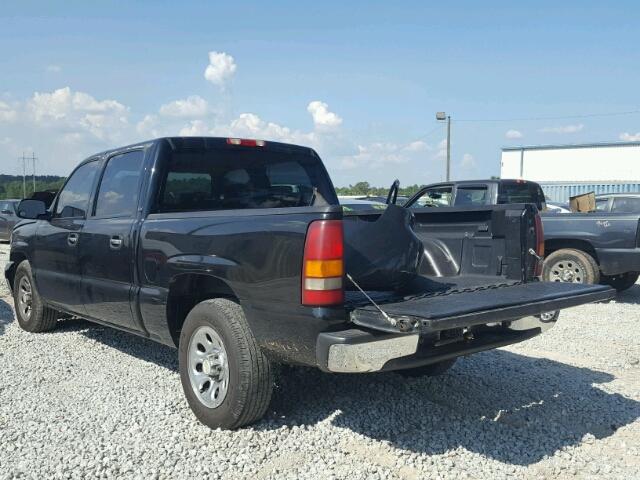 2GCEC13V771154651 - 2007 CHEVROLET SILVERADO BLACK photo 3