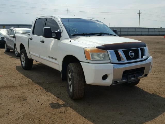 1N6AA07DX8N352055 - 2008 NISSAN TITAN XE WHITE photo 1