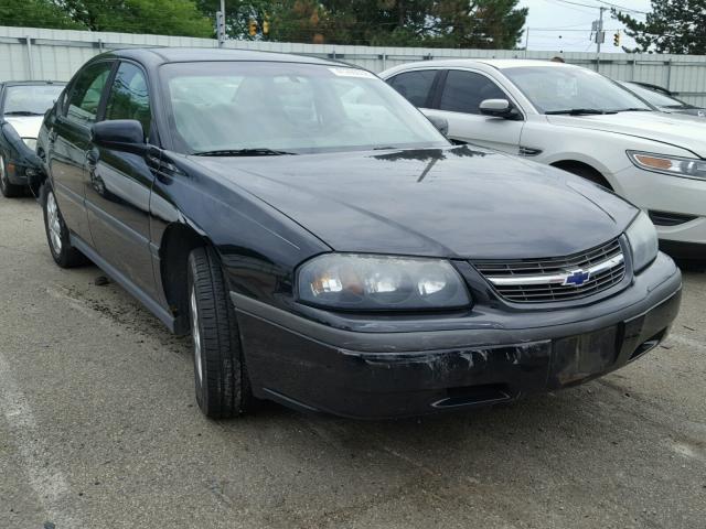 2G1WF52EX39170240 - 2003 CHEVROLET IMPALA BLACK photo 1