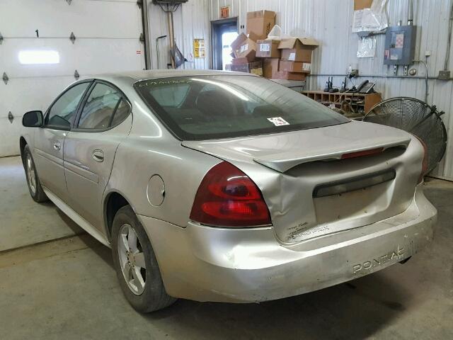 2G2WP552481186837 - 2008 PONTIAC GRAND PRIX ვერცხლისფერი ფოტო 3