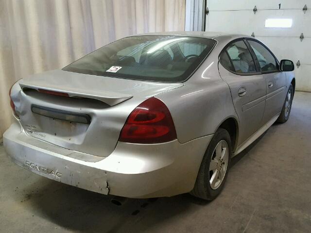 2G2WP552481186837 - 2008 PONTIAC GRAND PRIX ვერცხლისფერი ფოტო 4