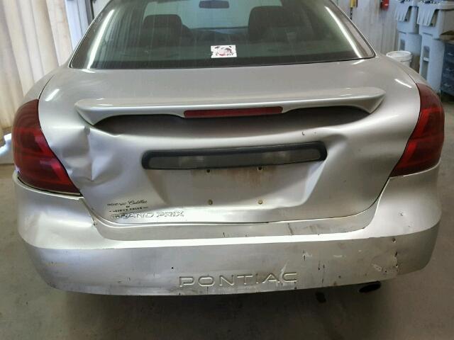 2G2WP552481186837 - 2008 PONTIAC GRAND PRIX ვერცხლისფერი ფოტო 9