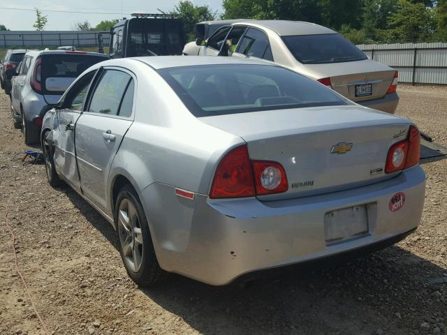 1G1ZA5EU6BF392911 - 2011 CHEVROLET MALIBU LS ვერცხლისფერი ფოტო 3