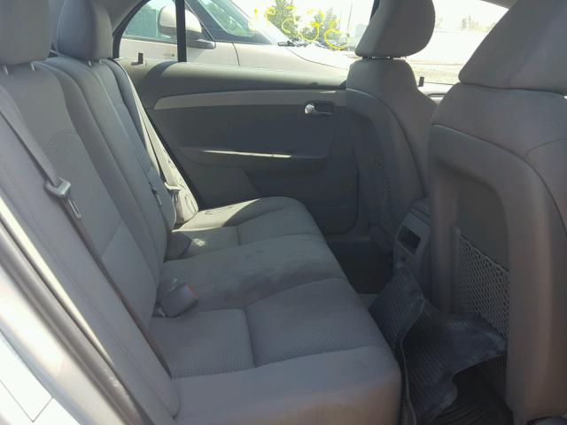 1G1ZA5EU6BF392911 - 2011 CHEVROLET MALIBU LS ვერცხლისფერი ფოტო 6