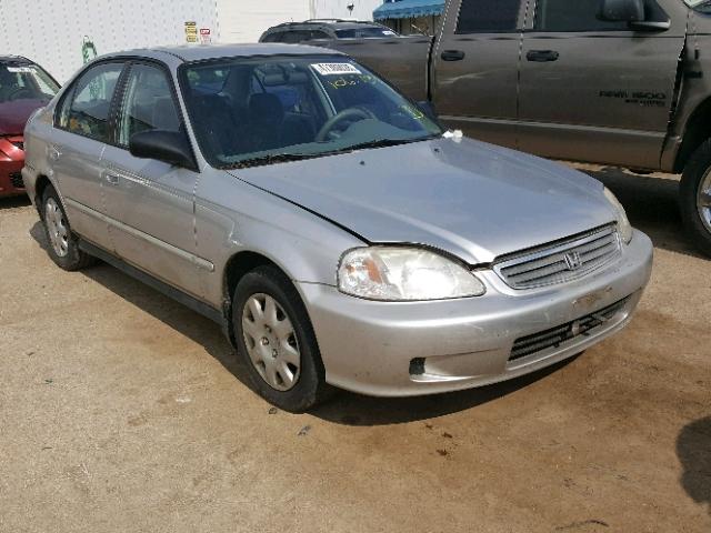 2HGEJ6614YH514867 - 2000 HONDA CIVIC BASE SILVER photo 1