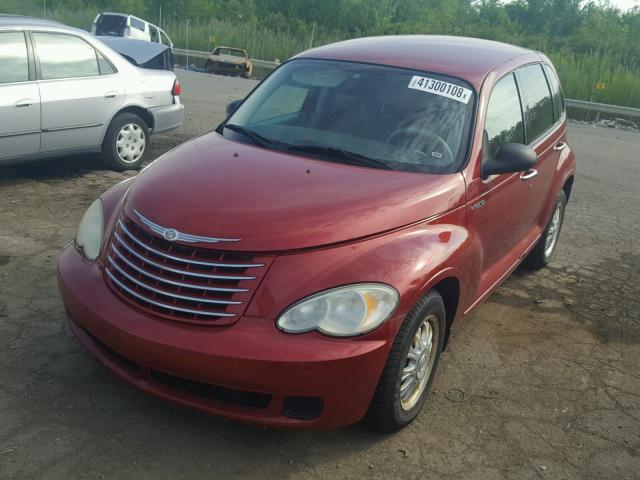 3A4FY58B76T252887 - 2006 CHRYSLER PT CRUISE RED photo 2