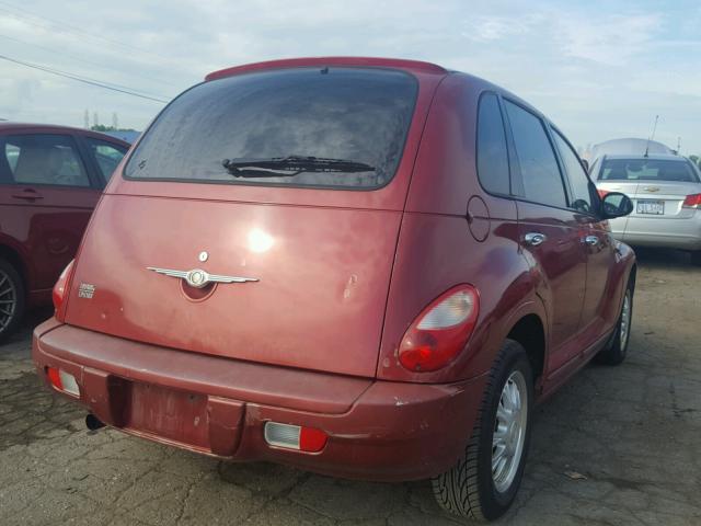 3A4FY58B76T252887 - 2006 CHRYSLER PT CRUISE RED photo 4