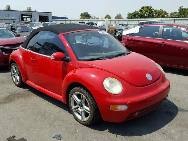 3VWCD31Y45M314615 - 2005 VOLKSWAGEN NEW BEETLE 红色 照片 1
