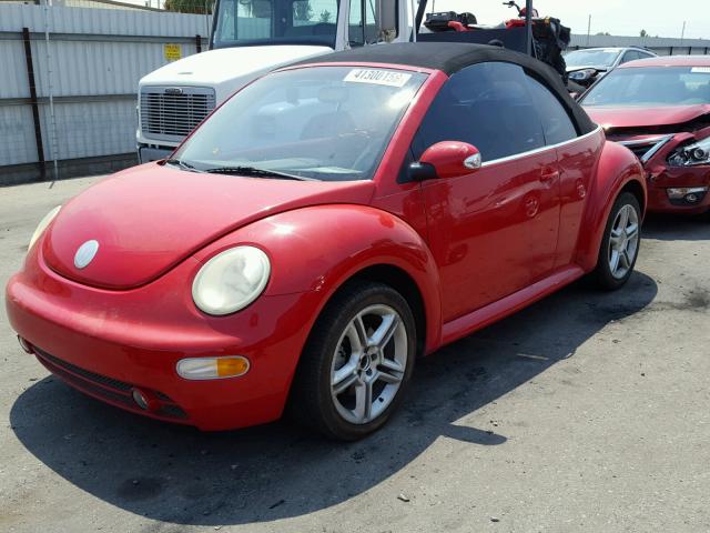 3VWCD31Y45M314615 - 2005 VOLKSWAGEN NEW BEETLE 红色 照片 2