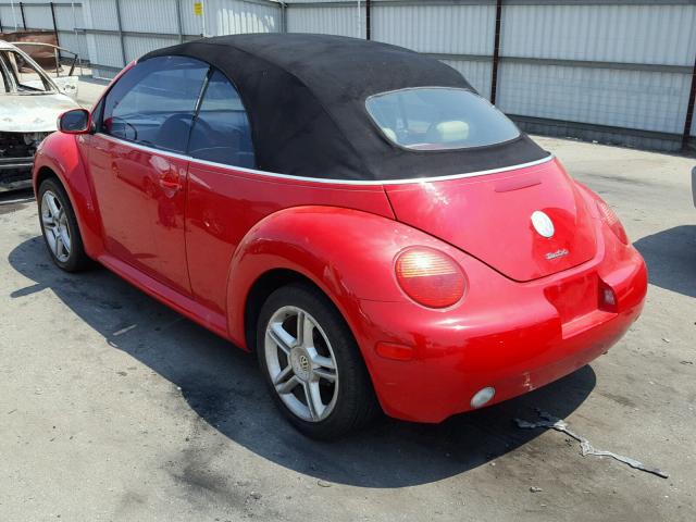 3VWCD31Y45M314615 - 2005 VOLKSWAGEN NEW BEETLE 红色 照片 3