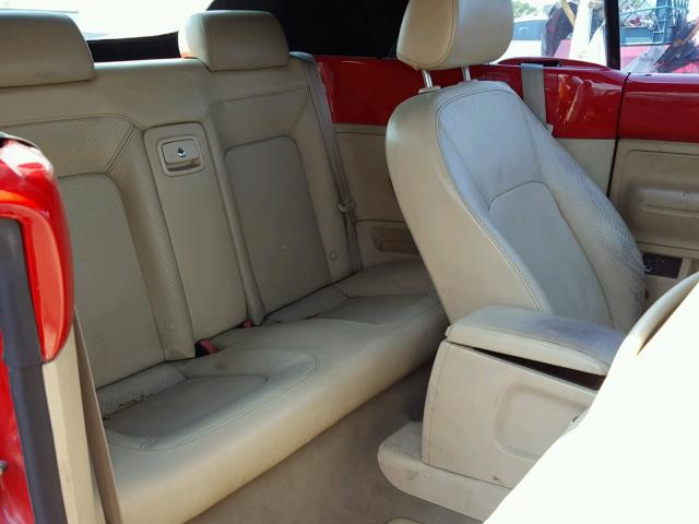3VWCD31Y45M314615 - 2005 VOLKSWAGEN NEW BEETLE 红色 照片 6