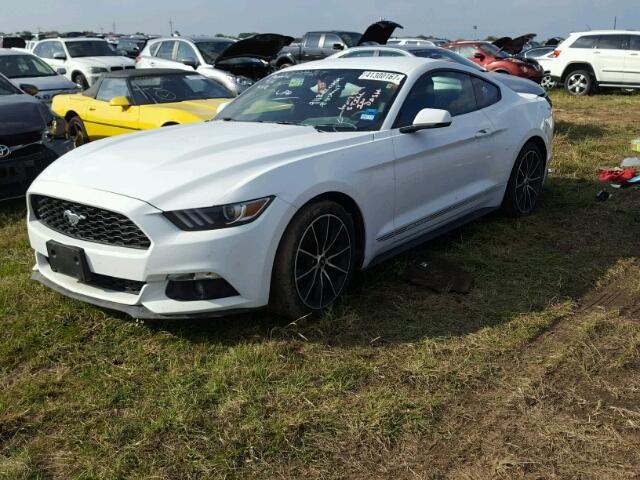 1FA6P8TH9G5202425 - 2016 FORD MUSTANG WHITE photo 2