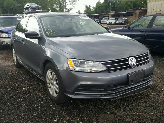 3VW2K7AJ4FM232476 - 2015 VOLKSWAGEN JETTA BASE Մոխրագույն լուսանկար 1