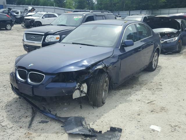 WBANV13518CZ58608 - 2008 BMW 528 XI BLUE photo 2