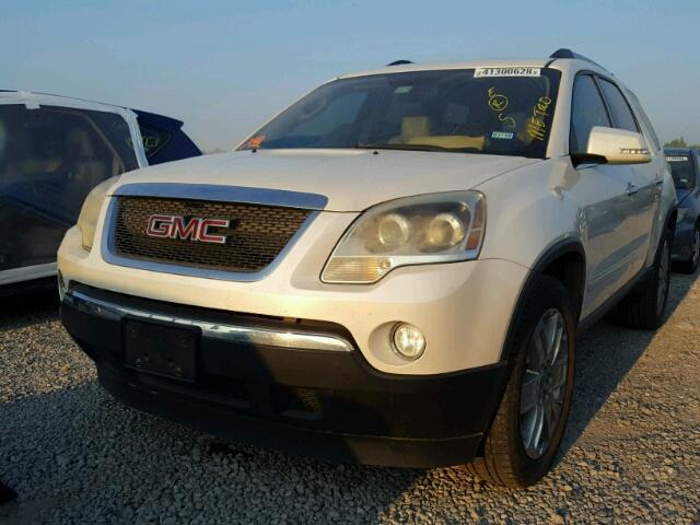 1GKLRNEDXAJ186416 - 2010 GMC ACADIA SLT 白色 照片 2