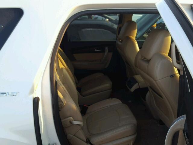 1GKLRNEDXAJ186416 - 2010 GMC ACADIA SLT 白色 照片 6