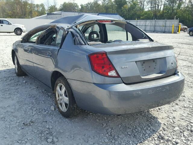 1G8AZ55F07Z109367 - 2007 SATURN ION LEVEL Gümüş foto 3
