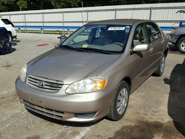 2T1BR32E04C229234 - 2004 TOYOTA COROLLA CE GOLD photo 2