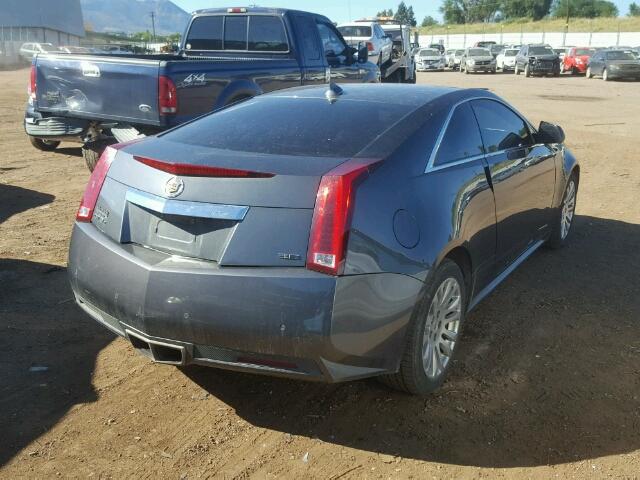 1G6DL1ED6B0130395 - 2011 CADILLAC CTS PERFOR GRAY photo 4