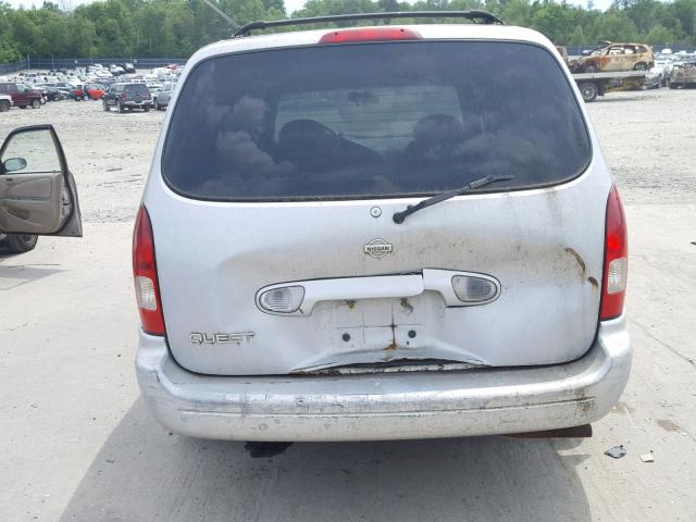 4N2ZN15T21D828138 - 2001 NISSAN QUEST GXE SILVER photo 9