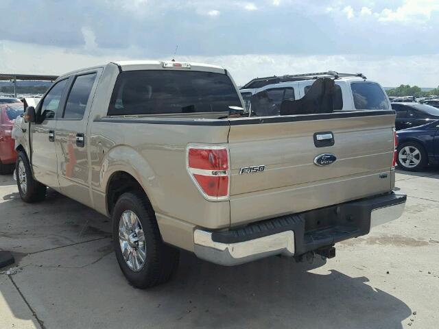 1FTFW1CV0AKA66835 - 2010 FORD F150 SUPER BROWN photo 3