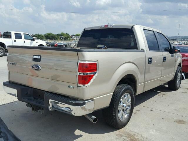 1FTFW1CV0AKA66835 - 2010 FORD F150 SUPER BROWN photo 4