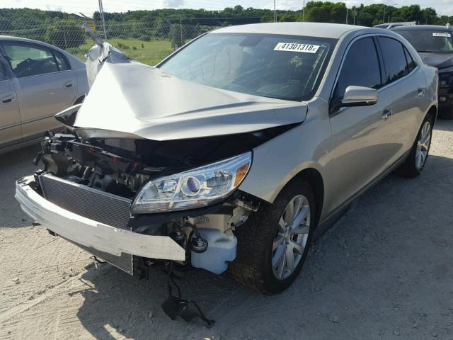 1G11H5SL6EF143937 - 2014 CHEVROLET MALIBU LTZ 银色 照片 2